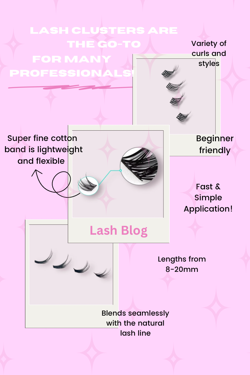 Why Cluster Lashes Are The Ultimate Beauty Hack For Many Professionals In The Industry.